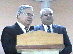 El Hno. Baldemar Rodriguez y Hno. David S. Contreras